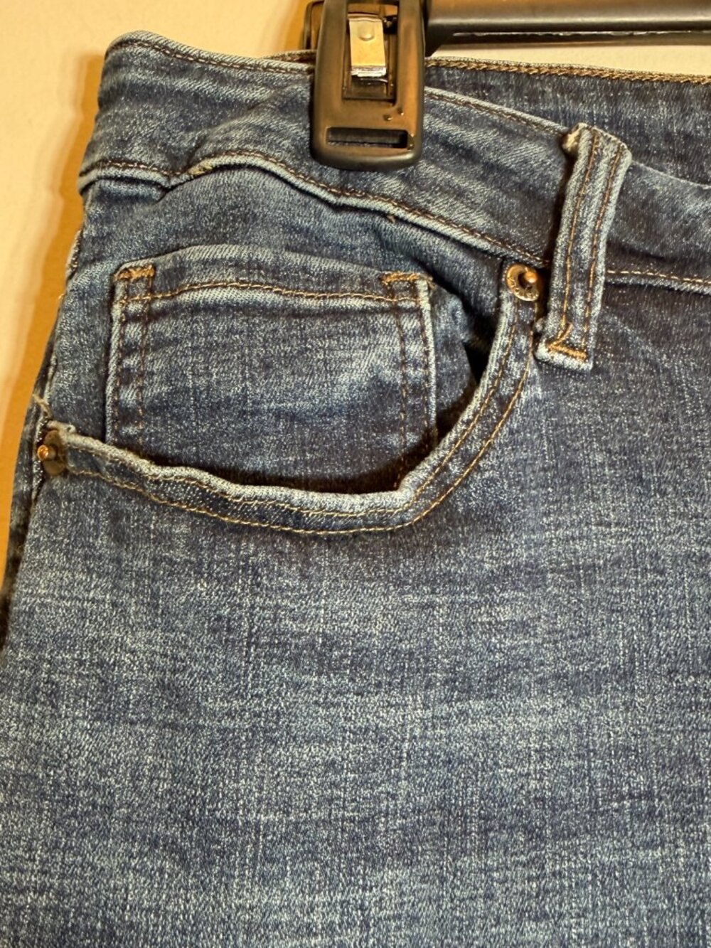 Pistola Ankle Slim Denim Jeans Women's 31 Medium Wash Minimalist Skinny Mid-Rise - Picture 6 of 12